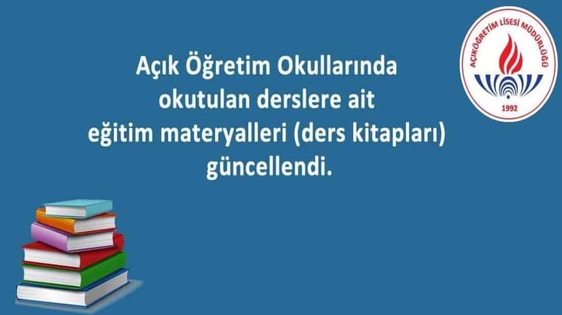 Açık Öğretim Lisesi Ders Kitapları Güncellendi